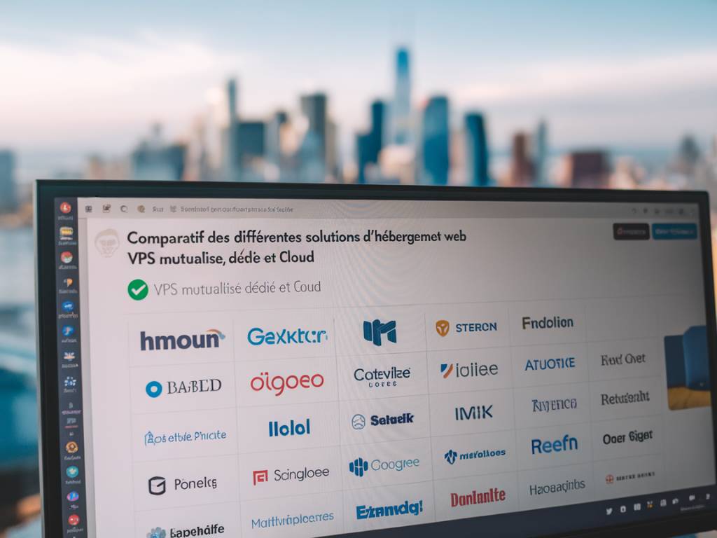 Comparatif des différentes solutions d'hébergement web : VPS, mutualisé, dédié et cloud